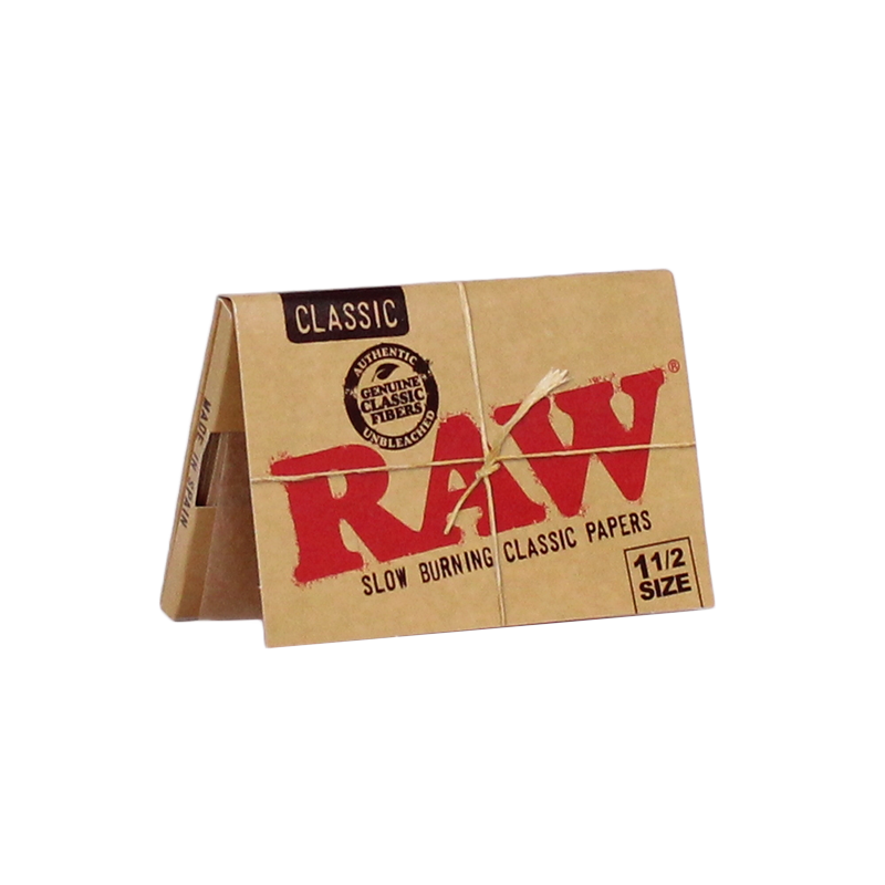 RAW PAPER-RAW - CLASSIC 1.5 SIZE, 25PC/BOX