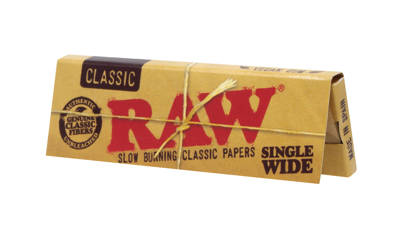 RAW PAPER-RAW - CLASSIC SINGLE WIDE, 25PC/BOX