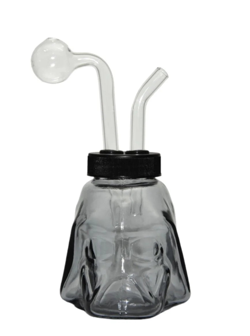 Skull Head W/Silicon Mouth Piece oil Burner [4 inches]