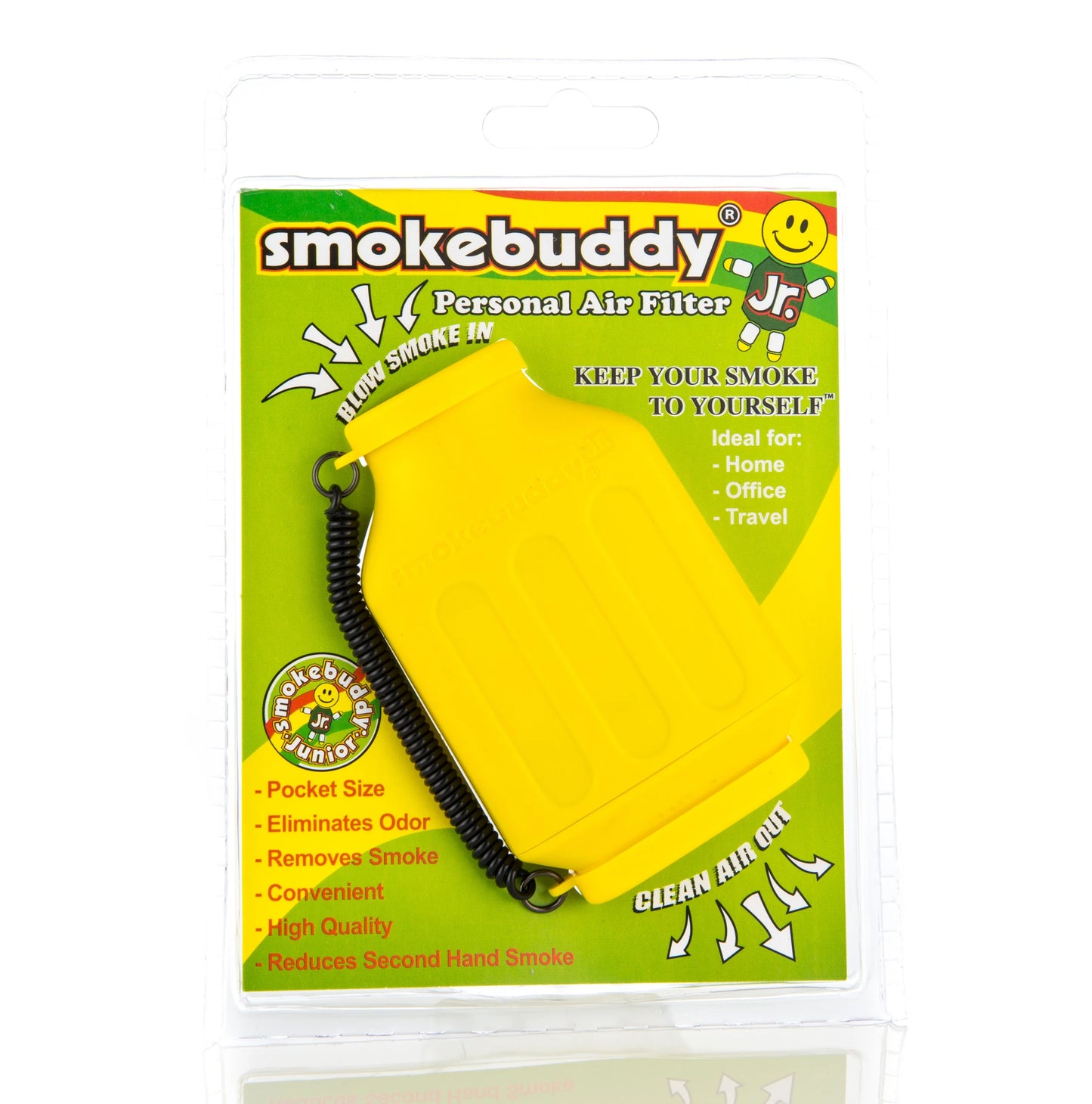 SMOKE BUDDY AIR FILTER-SMOKE BUDDY - JR YELLOW